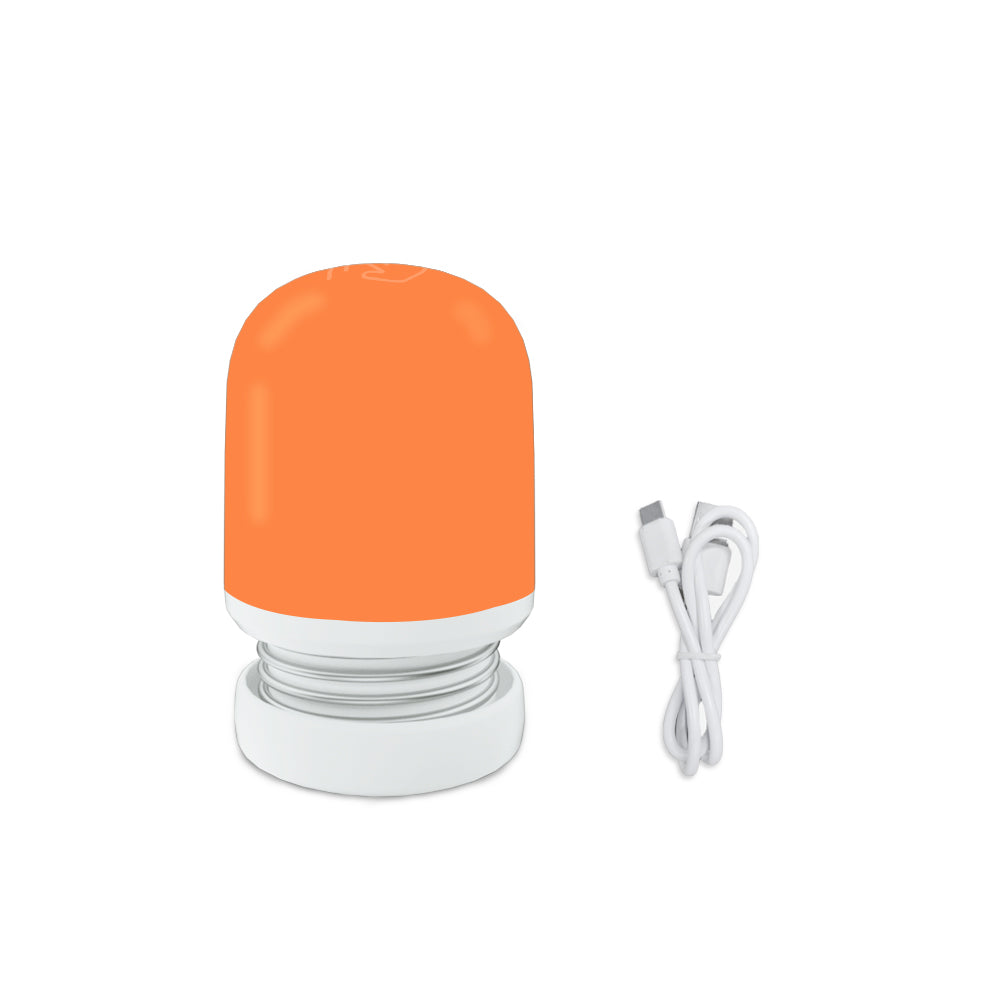 Wireless LED Night Lamp for Kids – Red & Amber Light Trådløs Nattlampe
