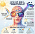 Person without sunglasses receiving morning sunlight on a Norwegian May morning for circadian health