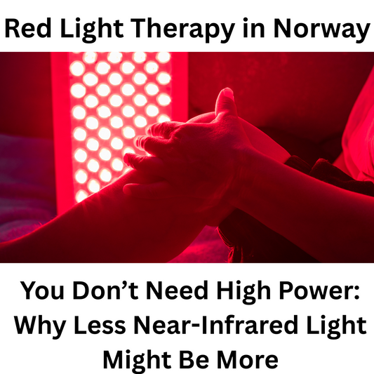 Rødlysterapi-Du trenger ikke masse kraft – hvorfor mindre nær-infrarødt lys kan være nok