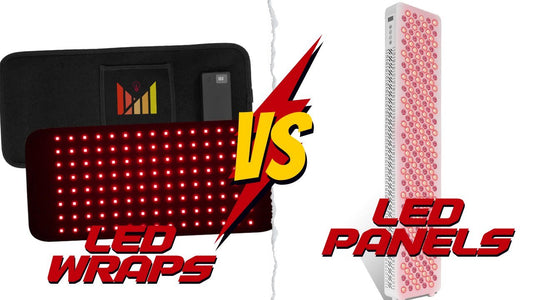 Exploring Red Light Therapy: Choosing Between Battery-Powered LED Wraps and LED Panels - Home Light Therapy