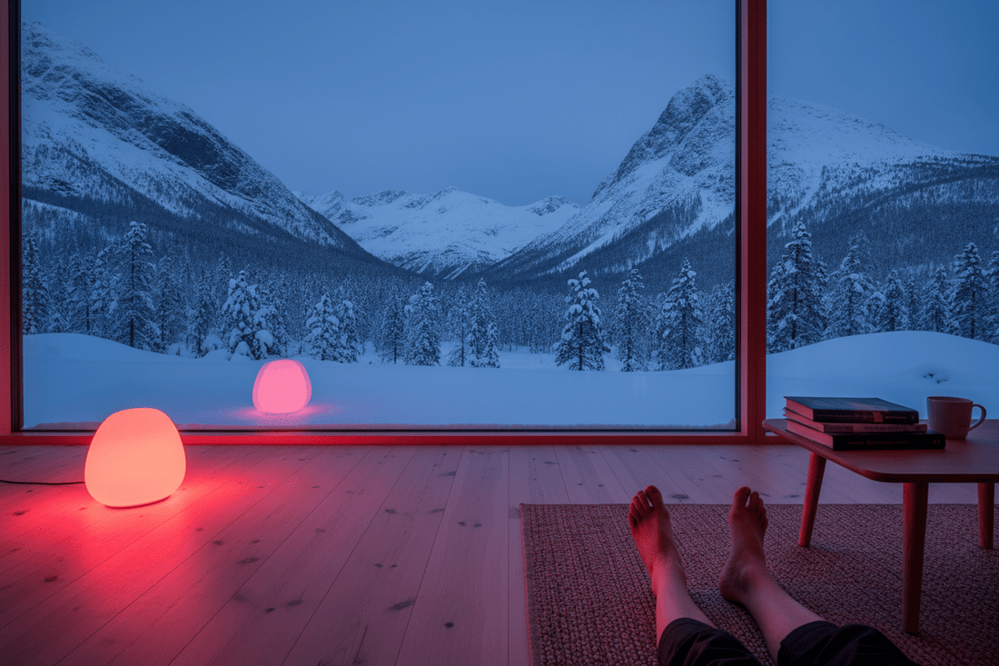 February in Norway: Grounding & Red Light for Survival - Home Light Therapy
