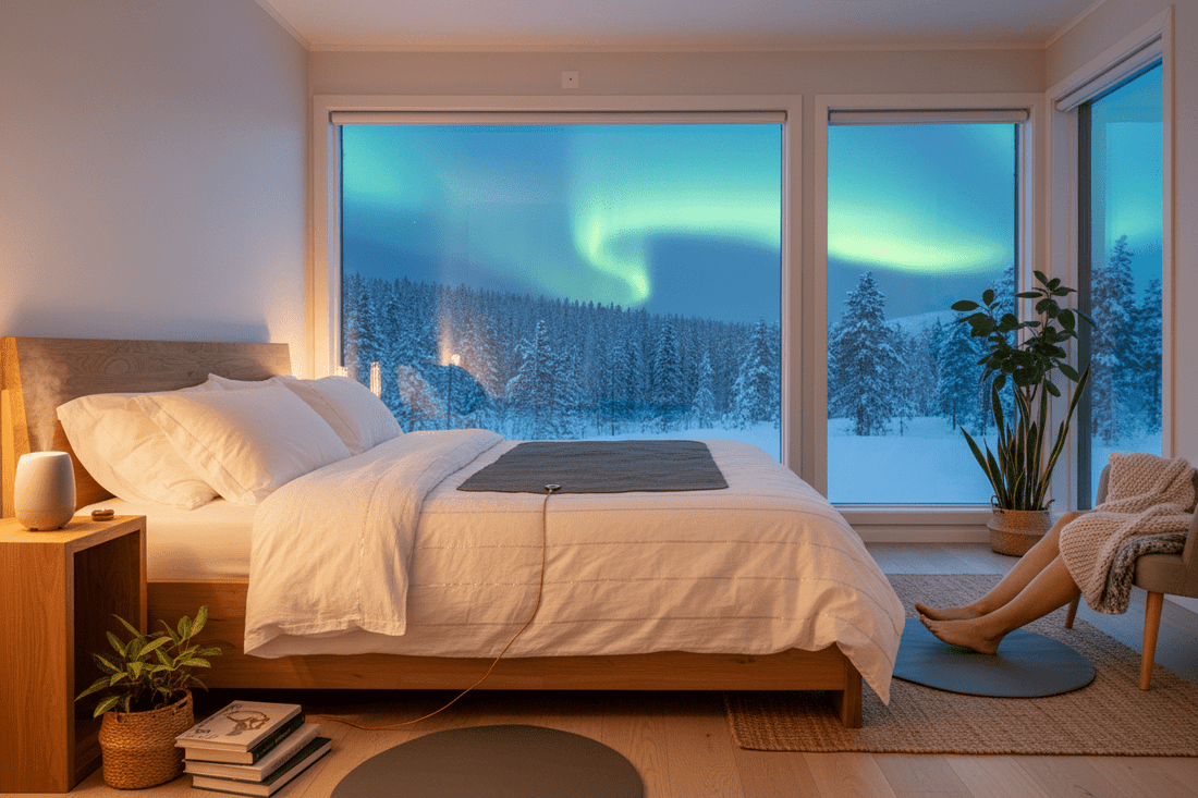 Grounding in Norwegian Winter: Earthing Products for Better Sleep - Home Light Therapy