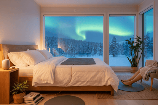 Grounding in Norwegian Winter: Earthing Products for Better Sleep - Home Light Therapy