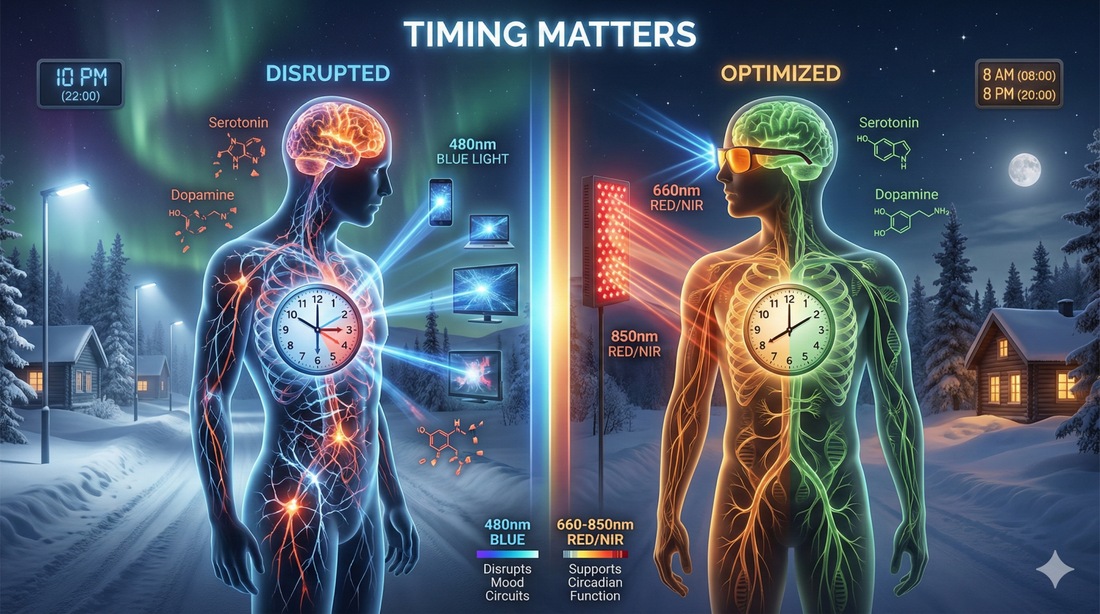 Light Timing & Brain Circuits: Norwegian Winter's Effect on Mood - Home Light Therapy