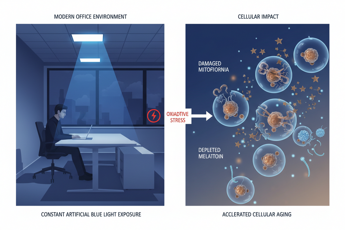 Your Office Light is Slowly Breaking Your Biology (And Nobody Told You)
