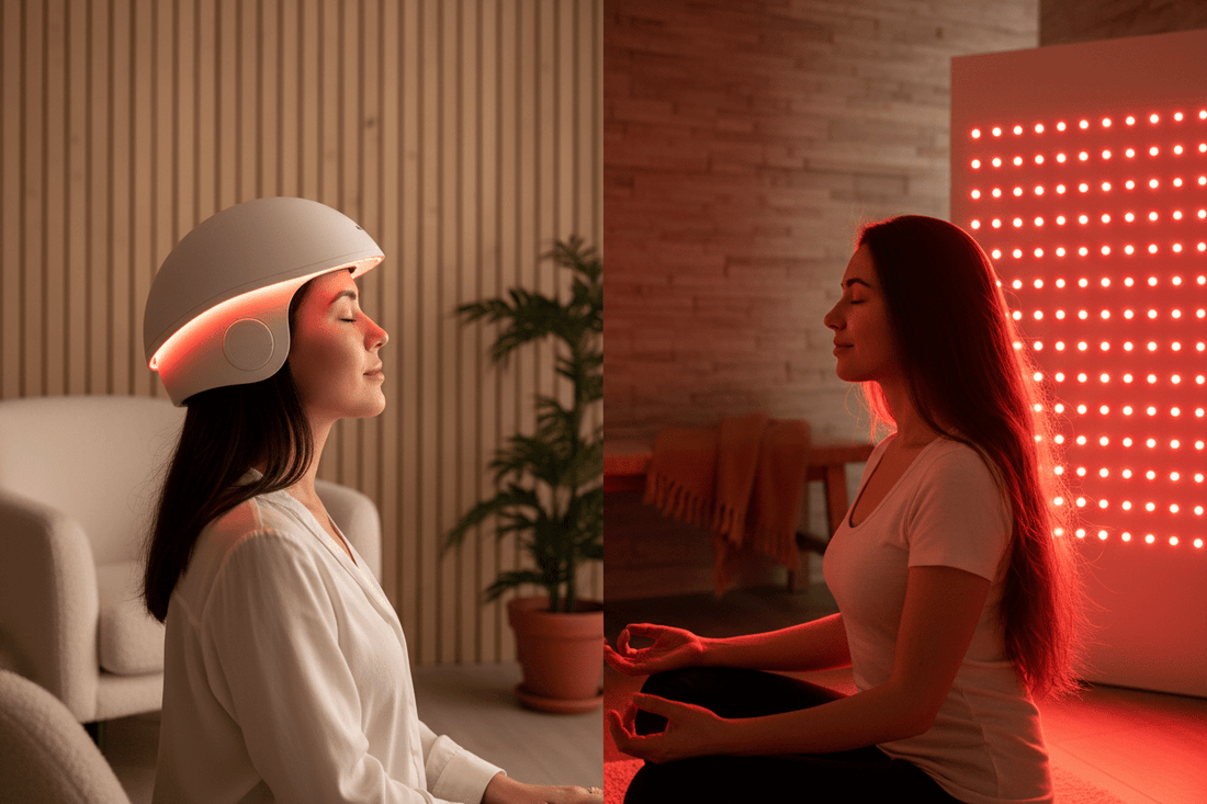 Red Light for Hair Growth: Cap vs Panel Explained - Home Light Therapy