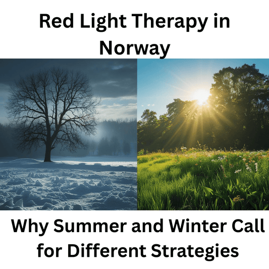 Rødlysterapi i Norge: Hvorfor sommer og vinter krever ulike strategier - Home Light Therapy