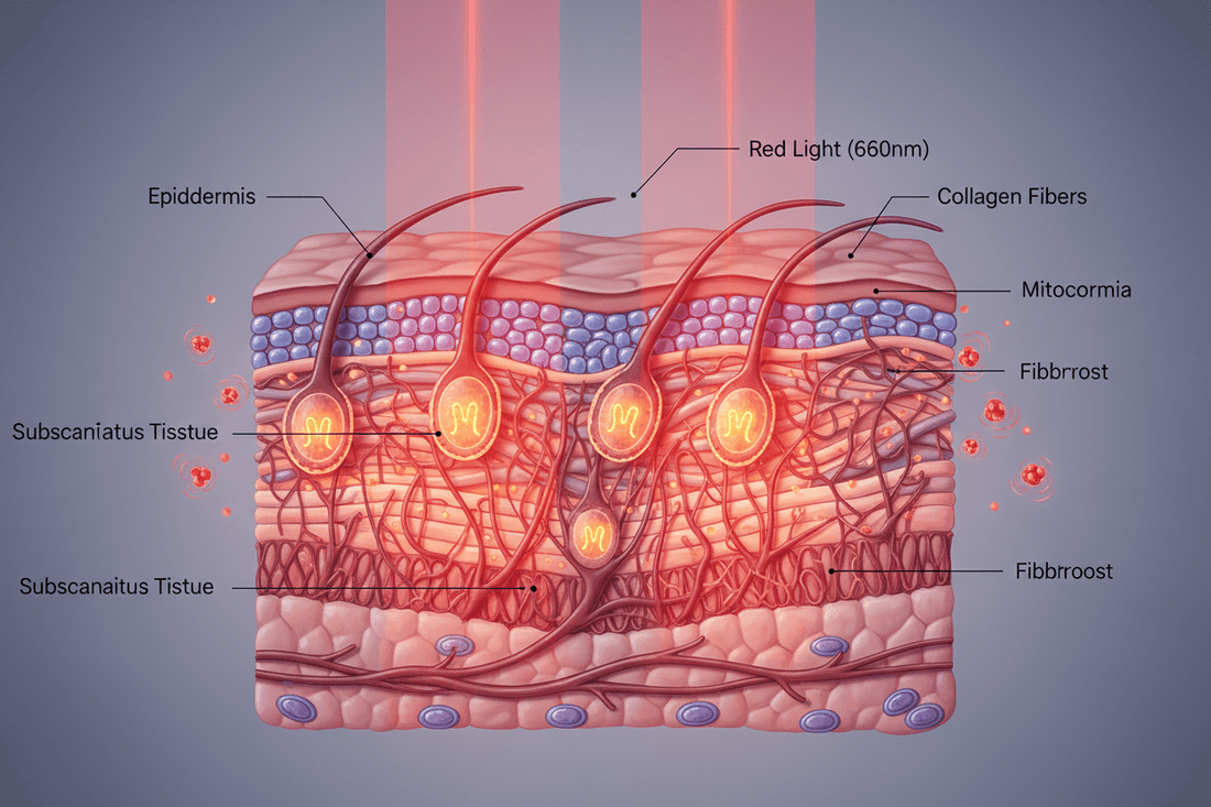 Rødlysterapi mot rynker: hva skjer egentlig under huden? - Home Light Therapy