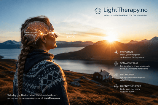 Slik Tilbakestiller du Døgnrytmen med Lys | LightTherapy.no - Home Light Therapy