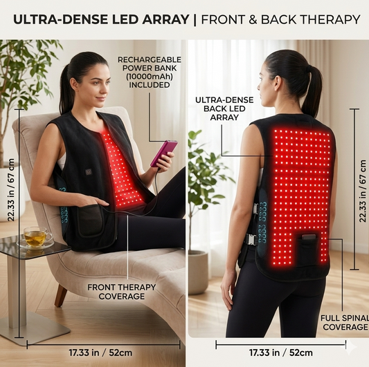 BioWave Core - BodyWave Red Light Therapy Vest | Home Light Therapy