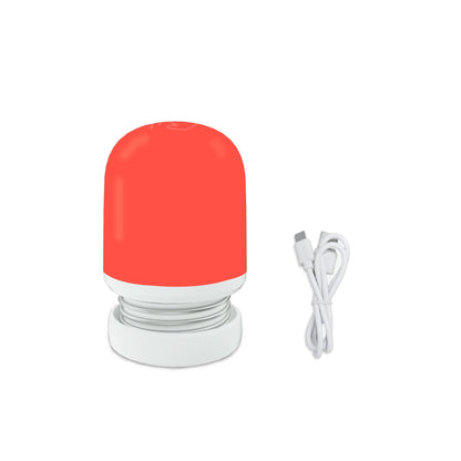 Wireless LED Night Lamp for Kids – Red & Amber Light Trådløs Nattlampe