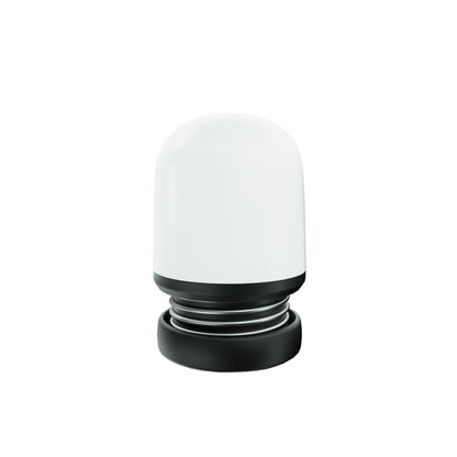 White LED touch Light with black base on a white background