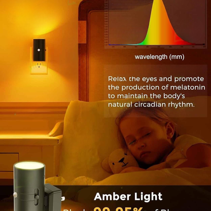 SleepGuard - Motion-Activated Amber Night Light