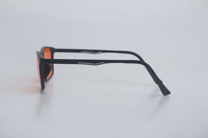 Blue Light Blocking Glasses for Sleep | AfterDark Titanium – Amber & Red