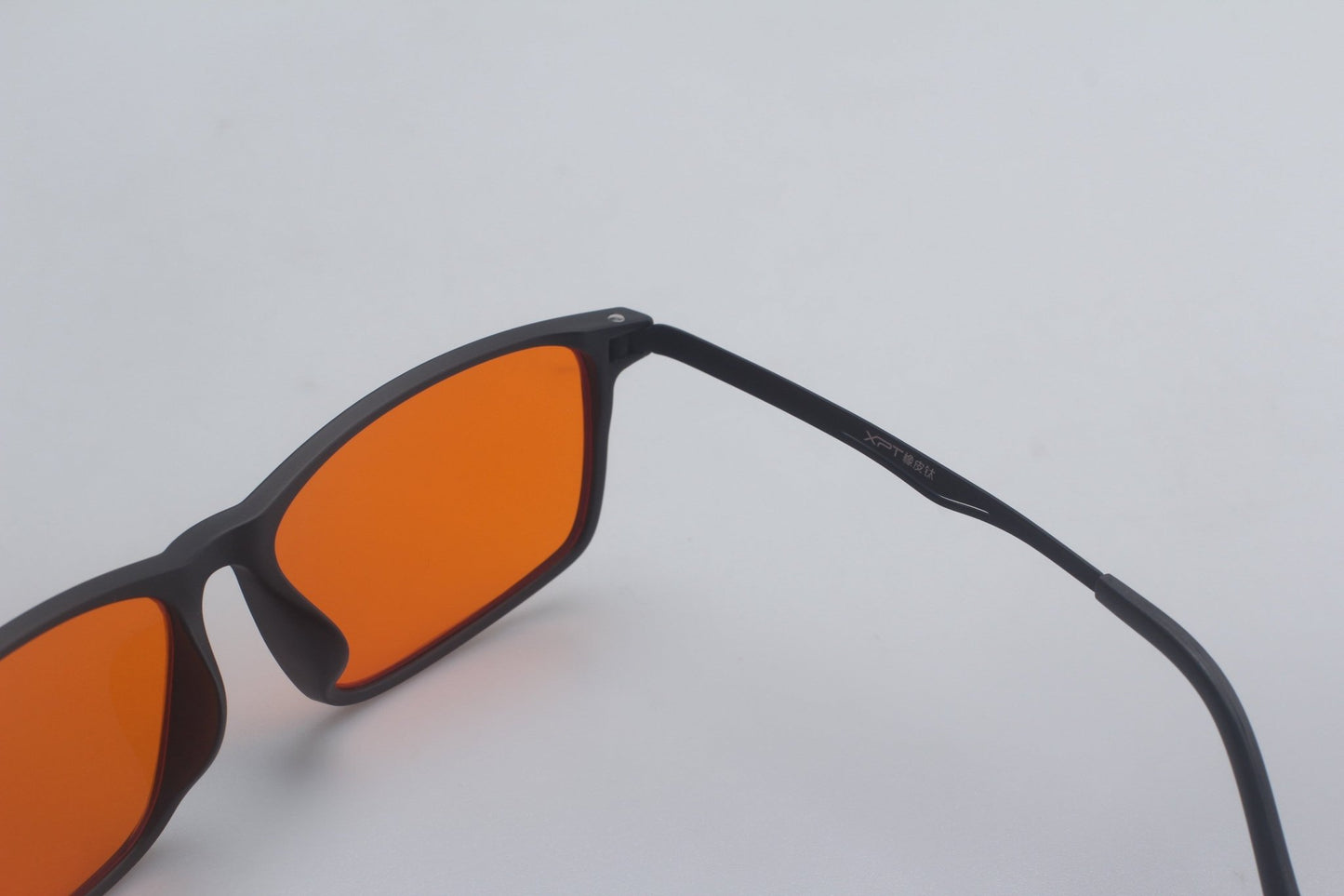 Blue Light Blocking Glasses for Sleep | AfterDark Titanium – Amber & Red
