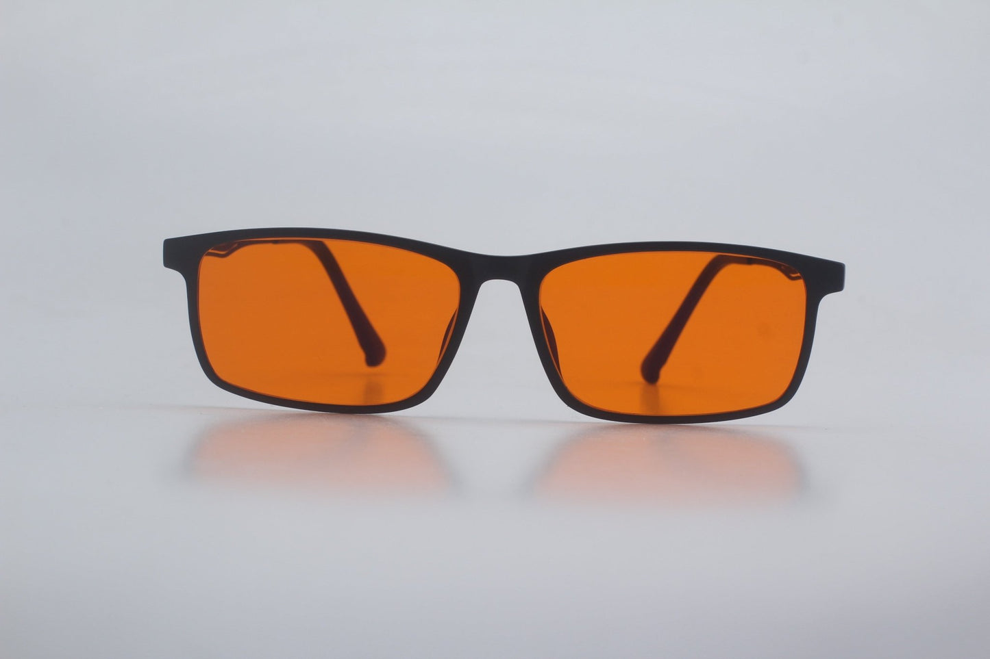 Blue Light Blocking Glasses for Sleep | AfterDark Titanium – Amber & Red