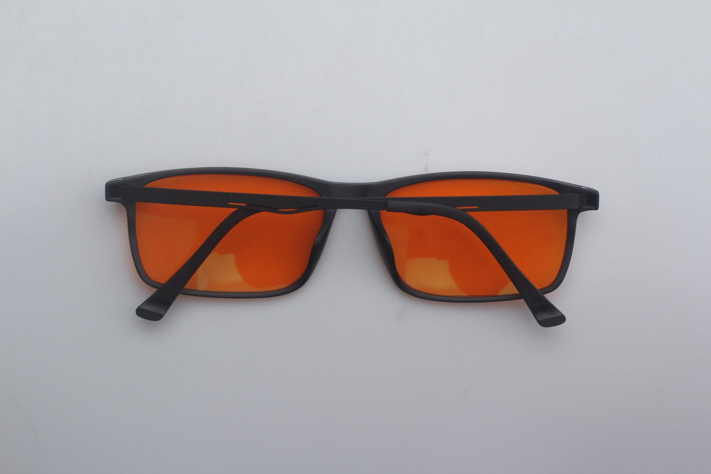 Blue Light Blocking Glasses for Sleep | AfterDark Titanium – Amber & Red