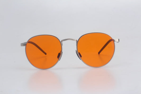 Arc Blue Light Blocking Glasses - Round Metal, Rubber Grip - Home Light Therapy