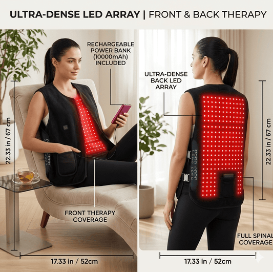 BioWave Core - BodyWave Red Light Therapy Vest | Home Light Therapy - Home Light Therapy