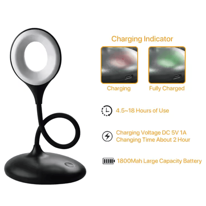 Blue light blocking lamp - Home Light Therapy - black base