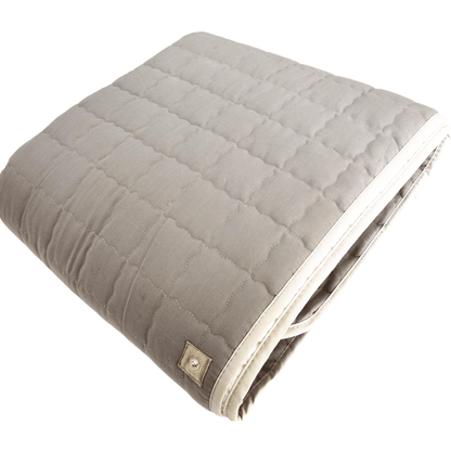 Grounding Throw Blanket – Silver Quilted Sofa blanket Norway - Home Light Therapy