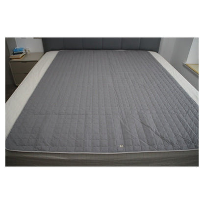 Grounding Throw Blanket – Silver Quilted Sofa blanket Norway - Home Light Therapy