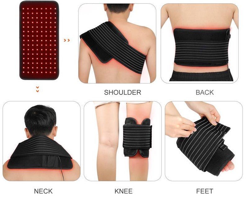 Red Light Therapy Wrap – Portable Battery - Powered | Home Light Therapy - Home Light Therapy