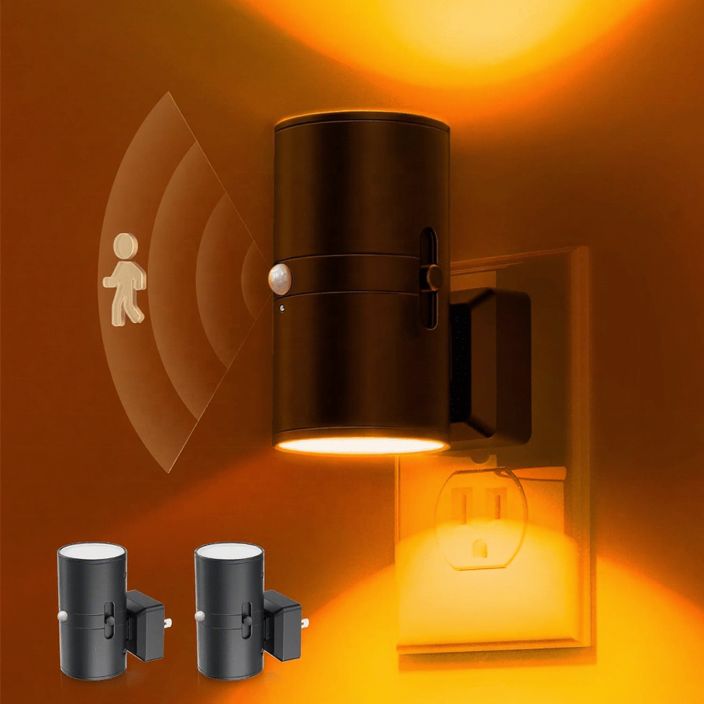 SleepGuard - Motion - Activated Amber Night Light - Home Light Therapy