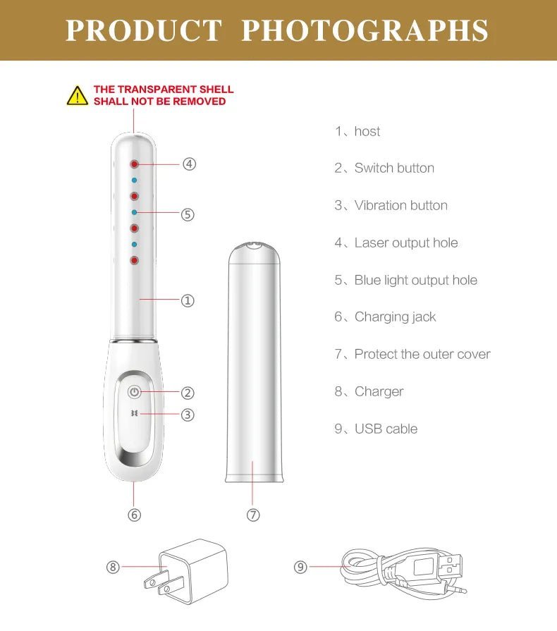 Vaginal wand - Home Light Therapy